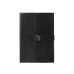 Бизнес-блокнот А5 с клапаном Fabrizio, 80 листов, черный