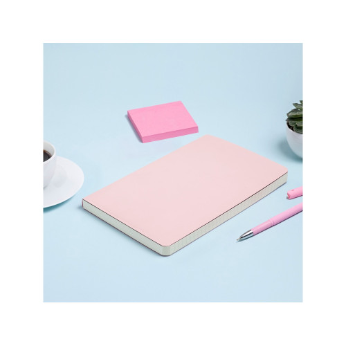 Ежедневник А5 недатированный Megapolis Velvet Flex, зефирный розовый Ежедневник А5 недатированный Megapolis Velvet Flex, зефирный розовый