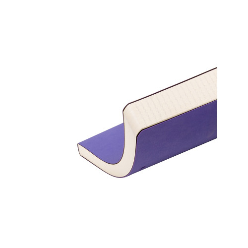 Ежедневник А5 недатированный Megapolis Velvet Flex, светло-фиолетовый