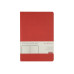 Ежедневник А5 недатированный Megapolis Velvet Flex, ярко-бордовый