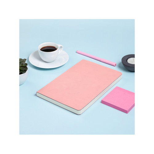 Ежедневник А5 недатированный Megapolis Velvet Flex, розовый powder Ежедневник А5 недатированный Megapolis Velvet Flex, розовый powder