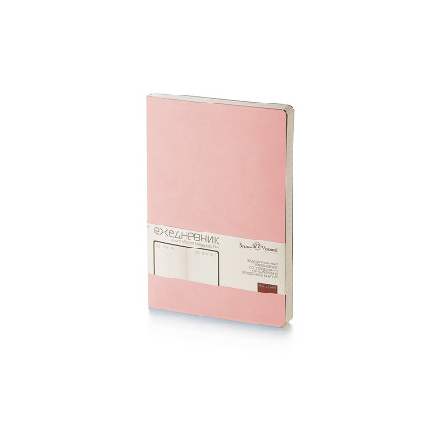 Ежедневник А5 недатированный Megapolis Velvet Flex, розовый powder Ежедневник А5 недатированный Megapolis Velvet Flex, розовый powder