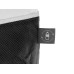 Сумка-холодильник Reviver с длинными ручками из нетканого переработанного материала RPET, белый/черный