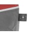 Сумка-холодильник Reviver с длинными ручками из нетканого переработанного материала RPET, красный/серый