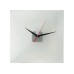 Часы настенные квадратные из стекла 28х28 см Nile