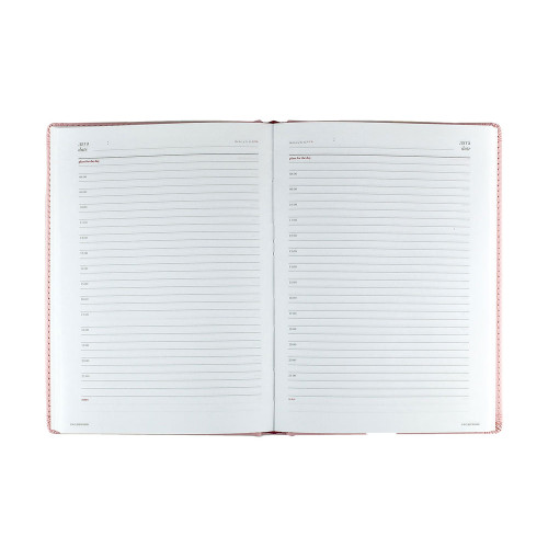 Ежедневник недатированный А5 Velvet, зефирный розовый