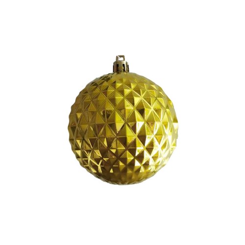 Новогоднее подвесное украшение из полистирола / 8x8x8см, золотистый