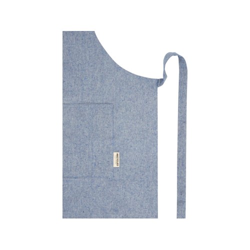 Pheebs 200 g/m2 recycled cotton apron, синий