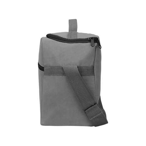 Изотермическая сумка-холодильник Classic c контрастной молнией, серый/черный