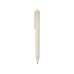 Блокнот B7 Toledo S, бежевый + ручка шариковая Pianta из пшеничной соломы, бежевый