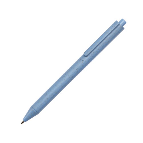 Блокнот А5 Toledo M, синий + ручка шариковая Pianta из пшеничной соломы, синий