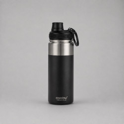 Вакуумная термобутылка ALPINE FLASK, 530 мл, черный