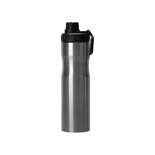 Бутылка для воды Supply Waterline, нерж сталь, 850 мл, серебристый/черный