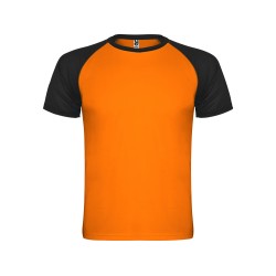 Спортивная футболка Indianapolis мужская, неоновый оранжевый/черный