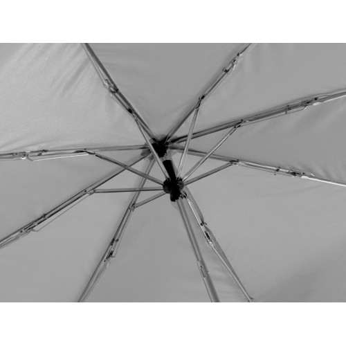Зонт Picau из переработанного пластика в сумочке, серый