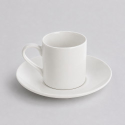 Кофейная пара прямой формы Espresso, 100мл, белый