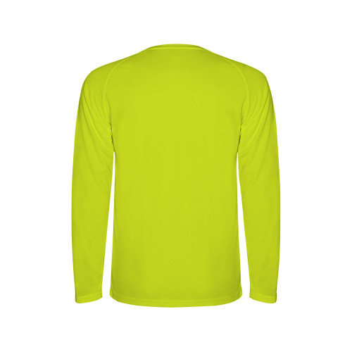 Футболка Montecarlo  мужская с длинным рукавом, неоновый желтый