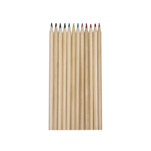 Набор из 12 цветных карандашей Painter, крафт