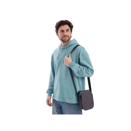 Сумка Camo со светоотражающим дизайном на плечо, серый Сумка Camo со светоотражающим дизайном на плечо, серый