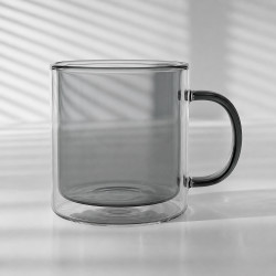 Кружка с двойными стенками 250 мл, черный