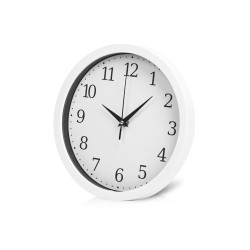 Пластиковые настенные часы  диаметр 25,5 см Yikigai, белый