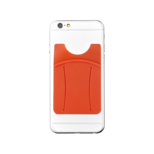 Картхолдер для телефона с держателем Trighold, оранжевый