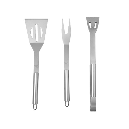 Набор для барбекю в кейсе: лопатка, щипцы, вилка Salvy Набор для барбекю в кейсе: лопатка, щипцы, вилка Salvy