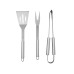 Набор для барбекю в кейсе: лопатка, щипцы, вилка Salvy Набор для барбекю в кейсе: лопатка, щипцы, вилка Salvy