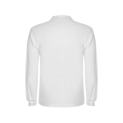 Рубашка поло Estrella мужская с длинным рукавом, белый Рубашка поло Estrella мужская с длинным рукавом, белый