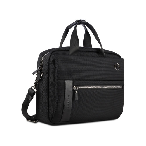 Портфель мужской BUGATTI НЕРО | NERO 15'', чёрный, нейлон 1680D/кожа, 42х10х30 см Портфель мужской BUGATTI НЕРО | NERO 15'', чёрный, нейлон 1680D/кожа, 42х10х30 см
