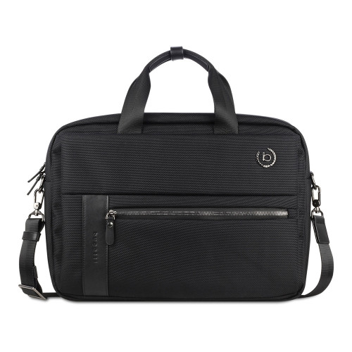 Портфель мужской BUGATTI НЕРО | NERO 15'', чёрный, нейлон 1680D/кожа, 42х10х30 см Портфель мужской BUGATTI НЕРО | NERO 15'', чёрный, нейлон 1680D/кожа, 42х10х30 см