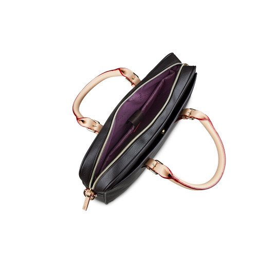 Портфель женский BUGATTI Ella 15'', тёмно-коричневый, полиуретан, 38х6х27,5 см Портфель женский BUGATTI Ella 15'', тёмно-коричневый, полиуретан, 38х6х27,5 см