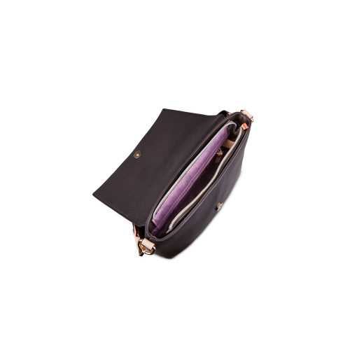 Сумка наплечная женская BUGATTI Ella, тёмно-коричневая, полиуретан, 27х9х20,5 см Сумка наплечная женская BUGATTI Ella, тёмно-коричневая, полиуретан, 27х9х20,5 см