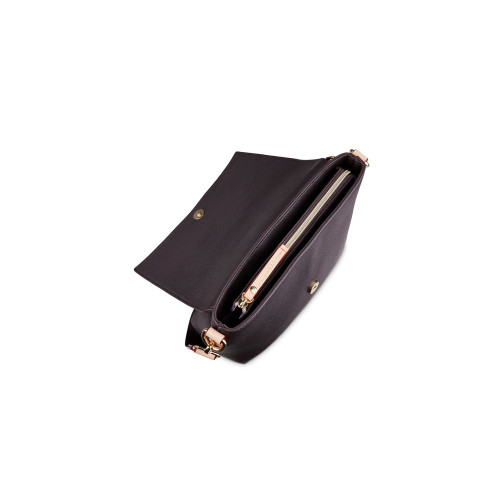 Сумка наплечная женская BUGATTI Ella, тёмно-коричневая, полиуретан, 27х9х20,5 см Сумка наплечная женская BUGATTI Ella, тёмно-коричневая, полиуретан, 27х9х20,5 см