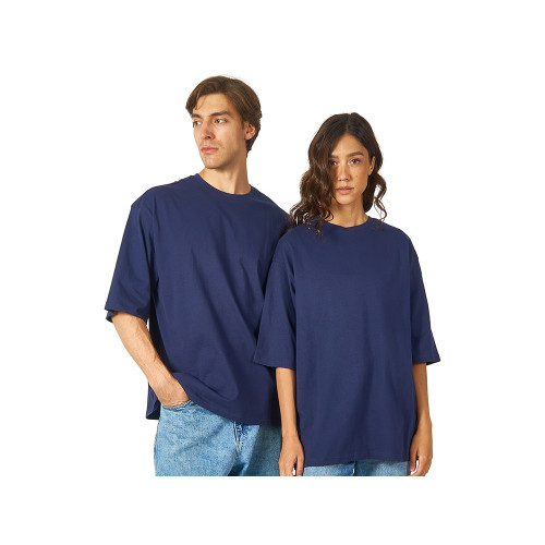 Футболка Berlin к/р оверсайз, 100% хлопок, 180гр, темно-синий Футболка Berlin к/р оверсайз, 100% хлопок, 180гр, темно-синий