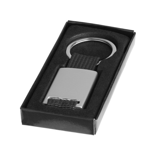 Брелок Mondo, серебристый/черный Брелок Mondo, серебристый/черный