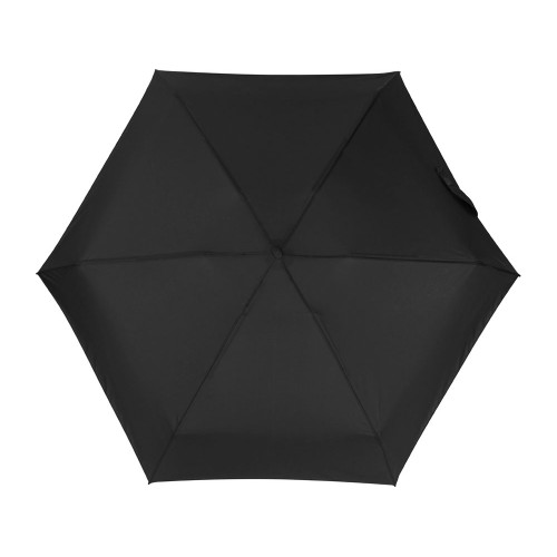 Складной cупер-компактный механический зонт Compactum, черный