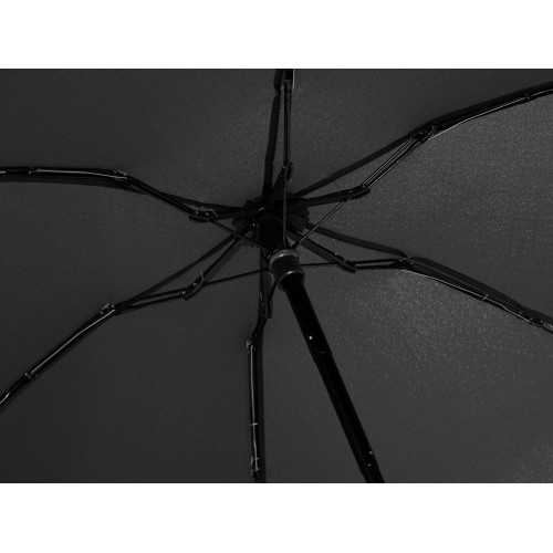 Складной cупер-компактный механический зонт Compactum, черный