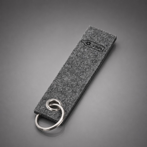 Брелок Felt из RPET-фетра, серый Брелок Felt из RPET-фетра, серый