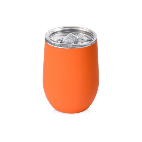 Термокружка Sense Gum, soft-touch, непротекаемая крышка, 370мл, оранжевый