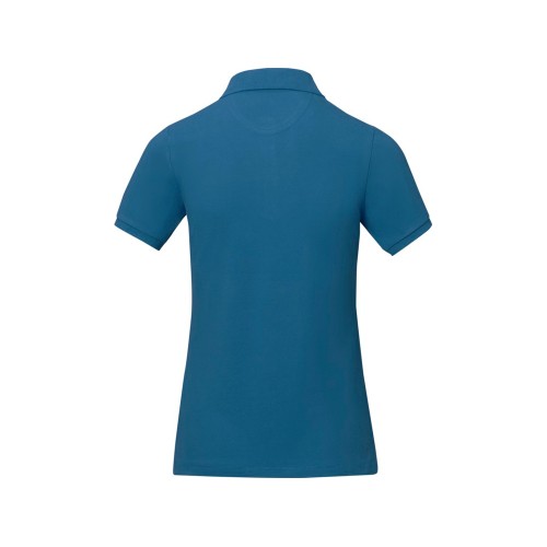Calgary женская футболка-поло с коротким рукавом, tech blue (деним)
