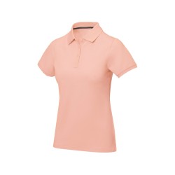 Calgary женская футболка-поло с коротким рукавом, pale blush pink