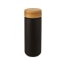 Lumi керамическая кружка объемом 300 мл с бамбуковой крышкой, черный