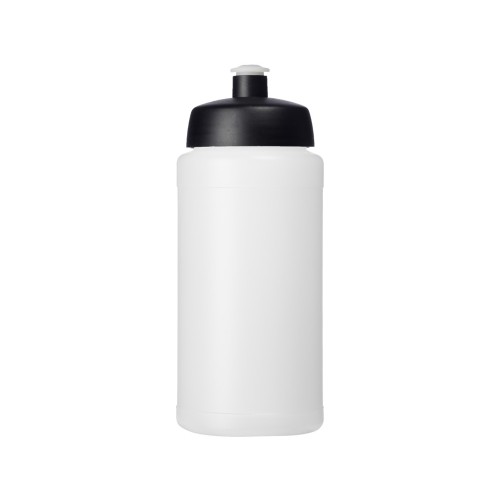 Спортивная бутылка Baseline® Plus объемом 500 мл, белый прозрачный