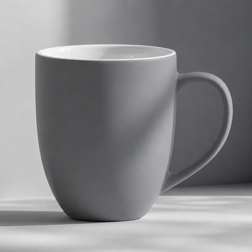 Кружка с покрытием soft-touch Tulip Gum, средне-серый NEW Cool gray 7C