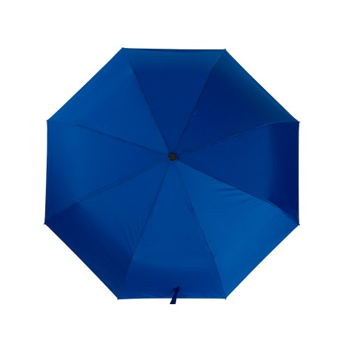 Зонт-автомат Lumet с куполом из переработанного пластика, синий