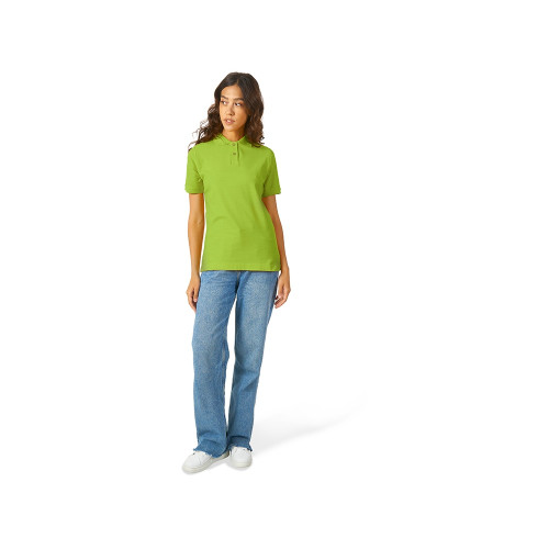 Рубашка поло Boston 2.0 женская, зеленое яблоко Рубашка поло Boston 2.0 женская, зеленое яблоко
