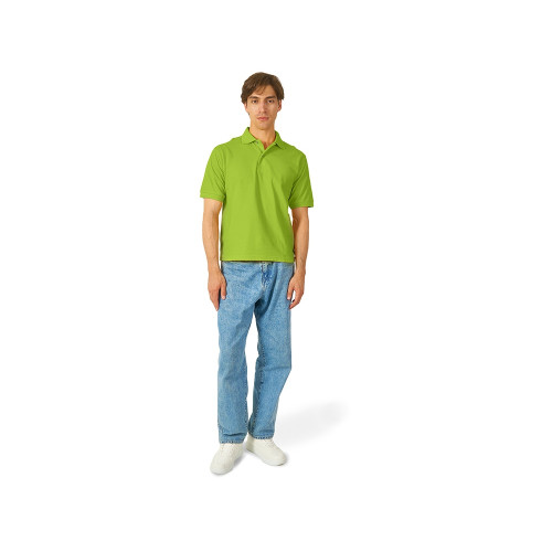 Рубашка поло Boston 2.0 мужская, зеленое яблоко Рубашка поло Boston 2.0 мужская, зеленое яблоко