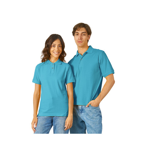 Рубашка поло Boston 2.0 мужская, лазурный Рубашка поло Boston 2.0 мужская, лазурный