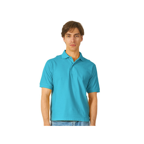 Рубашка поло Boston 2.0 мужская, лазурный Рубашка поло Boston 2.0 мужская, лазурный